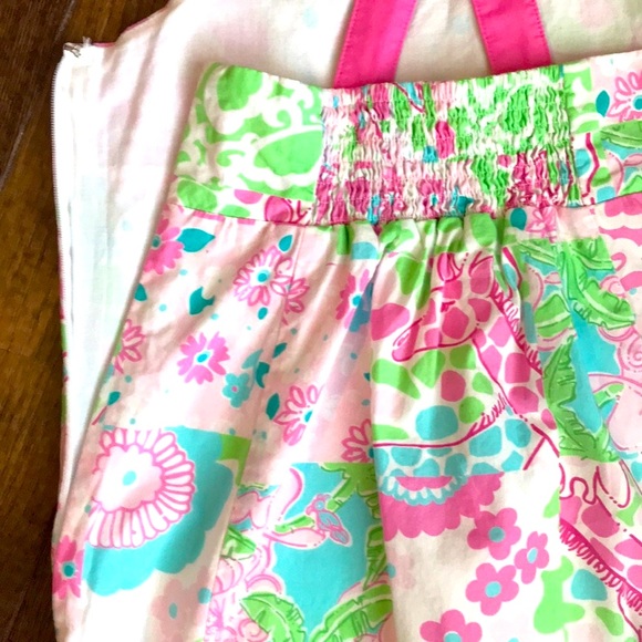 Lily Pulitzer Giraffe Lined Shift Dress girls 10 - Picture 7 of 8